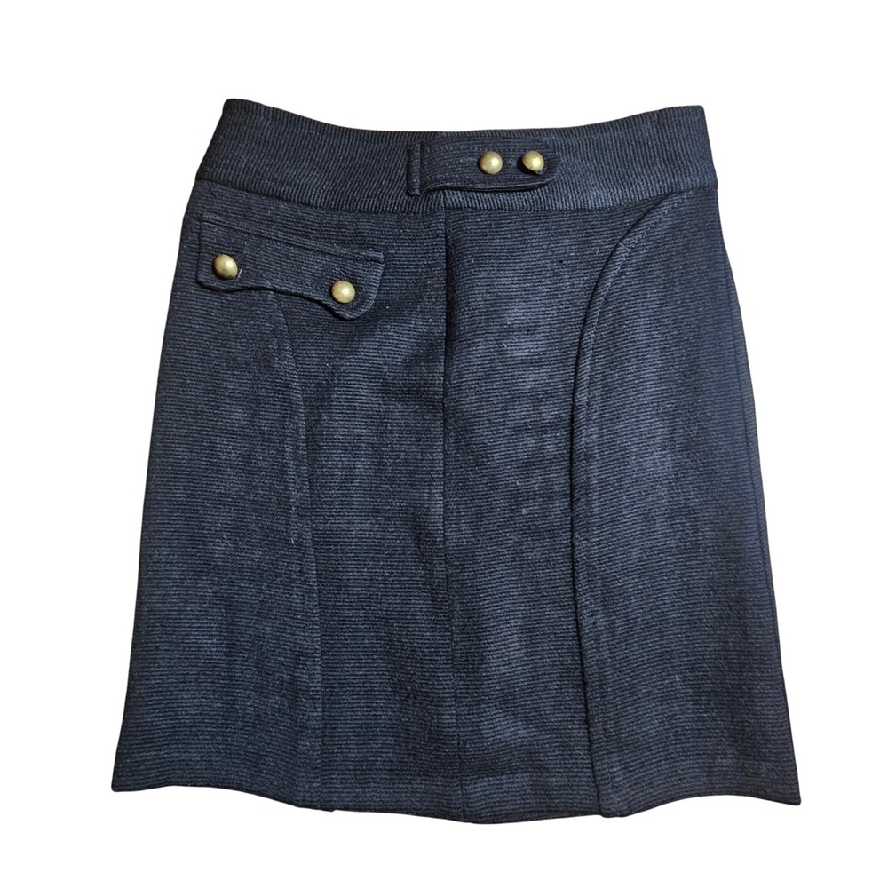 United Colors of Benetton Virgin Wool Mini Skirt 40 Italy Quiet Luxury Old Money